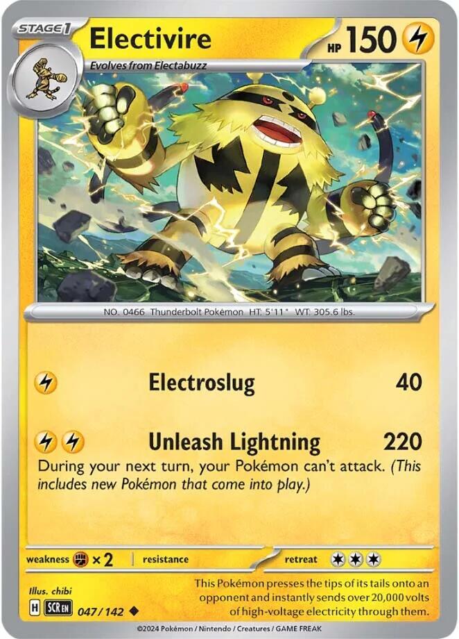 Electivire (047/142) [Scarlet & Violet: Stellar Crown] | Dumpster Cat Games