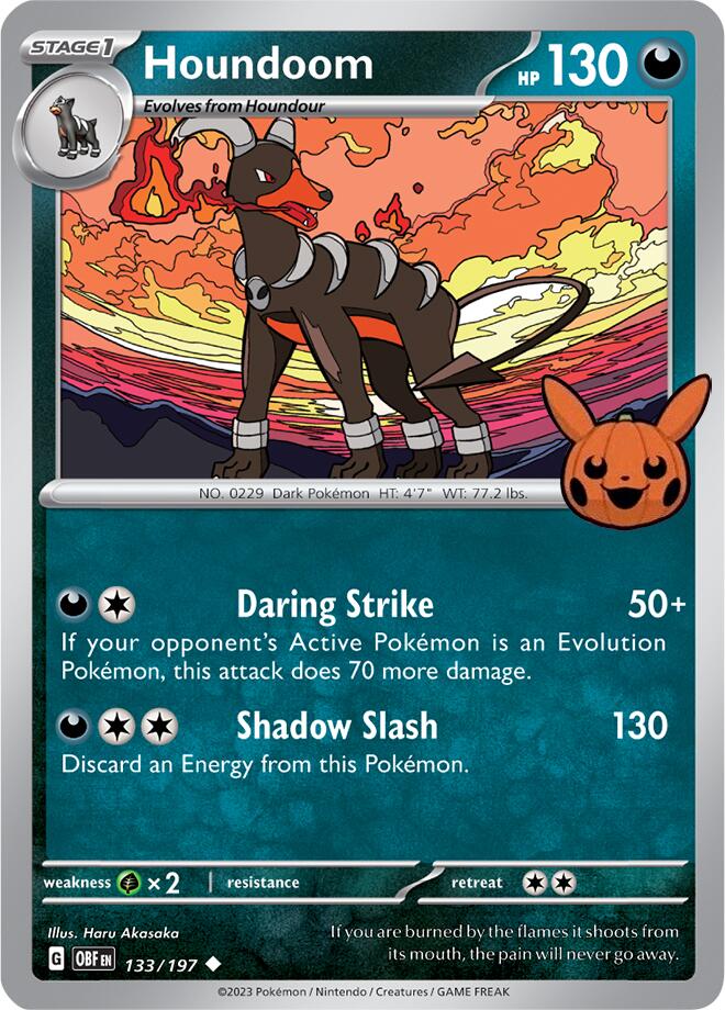 Houndoom (133/197) [Trick or Trade 2024] | Dumpster Cat Games