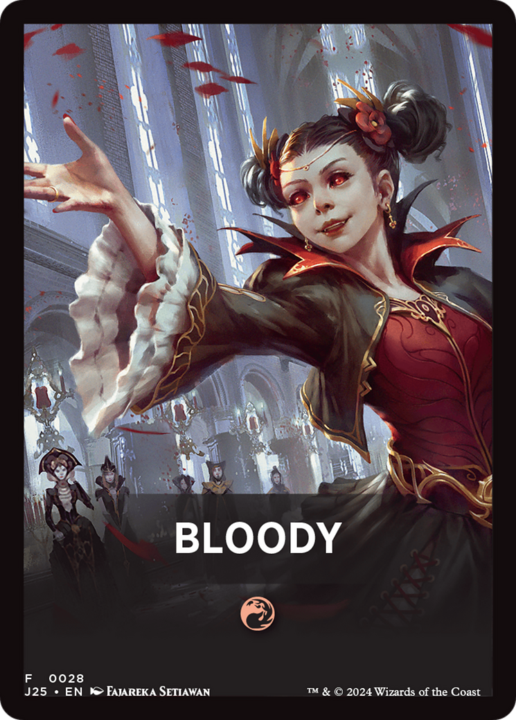 Bloody Theme Card [Foundations Jumpstart Front Cards] | Dumpster Cat Games