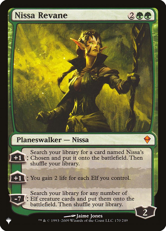 Nissa Revane [The List] | Dumpster Cat Games