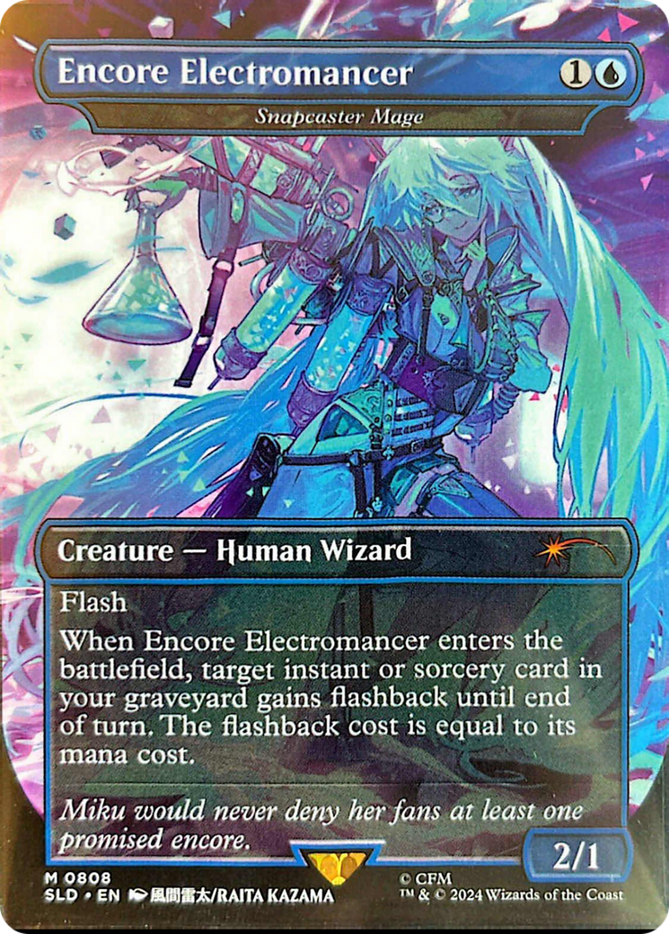 Encore Electromancer - Snapcaster Mage [Secret Lair Drop Series] | Dumpster Cat Games