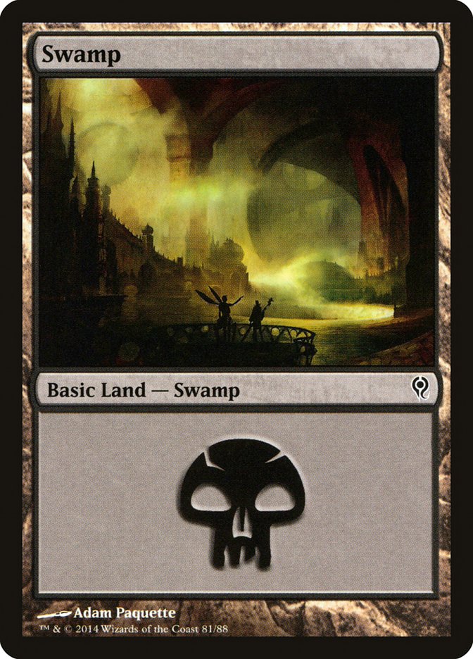 Swamp (81) [Duel Decks: Jace vs. Vraska] | Dumpster Cat Games