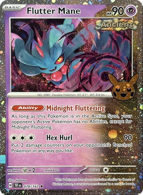 Flutter Mane (078/162) (Cosmos Holo) [Trick or Trade 2024] | Dumpster Cat Games