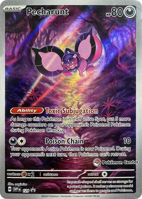 Pecharunt (129) (Pokemon Center Exclusive) [Scarlet & Violet: Black Star Promos] | Dumpster Cat Games