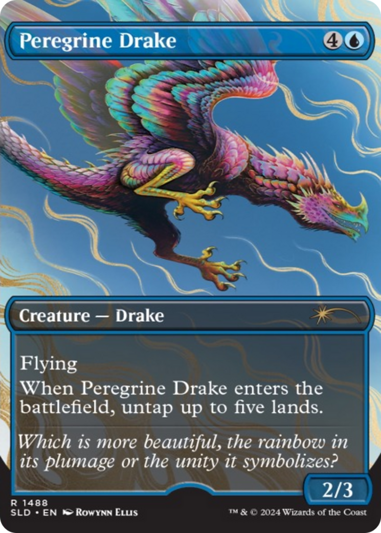 Peregrine Drake (Rainbow Foil) [Secret Lair Drop Series] | Dumpster Cat Games