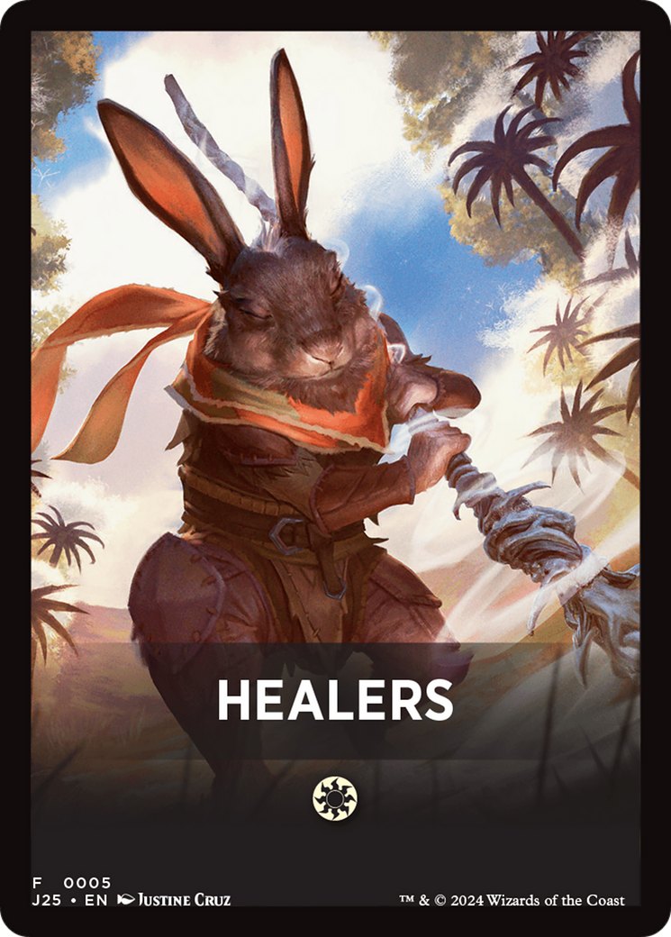 Healers Theme Card [Foundations Jumpstart Front Cards] | Dumpster Cat Games