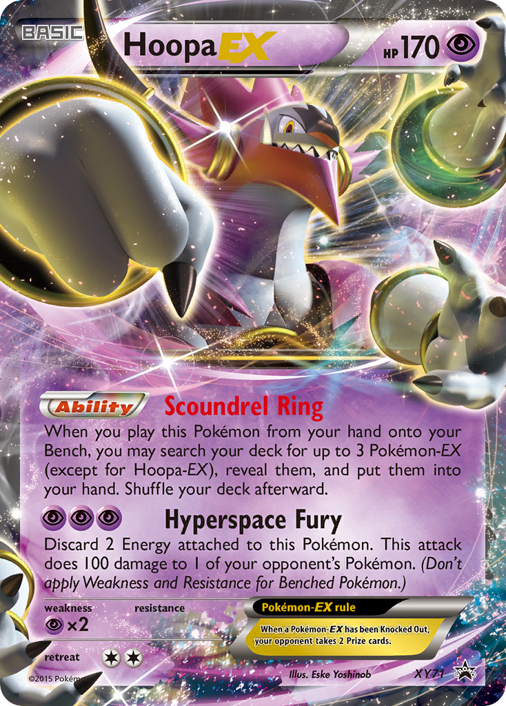 Hoopa EX (XY71) [XY: Black Star Promos] | Dumpster Cat Games