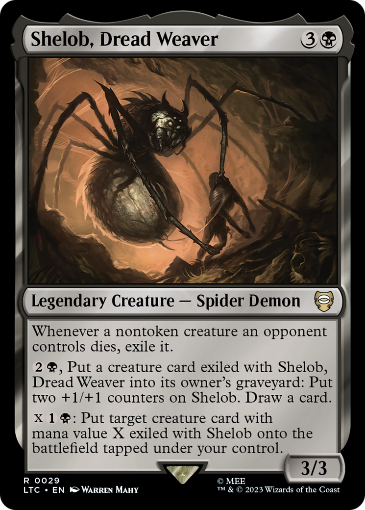 Shelob, Dread Weaver [The Lord of the Rings: Tales of Middle-Earth Commander] | Dumpster Cat Games