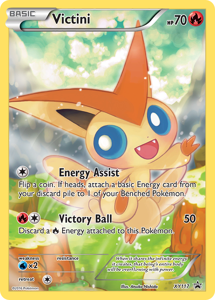 Victini (XY117) [XY: Black Star Promos] | Dumpster Cat Games