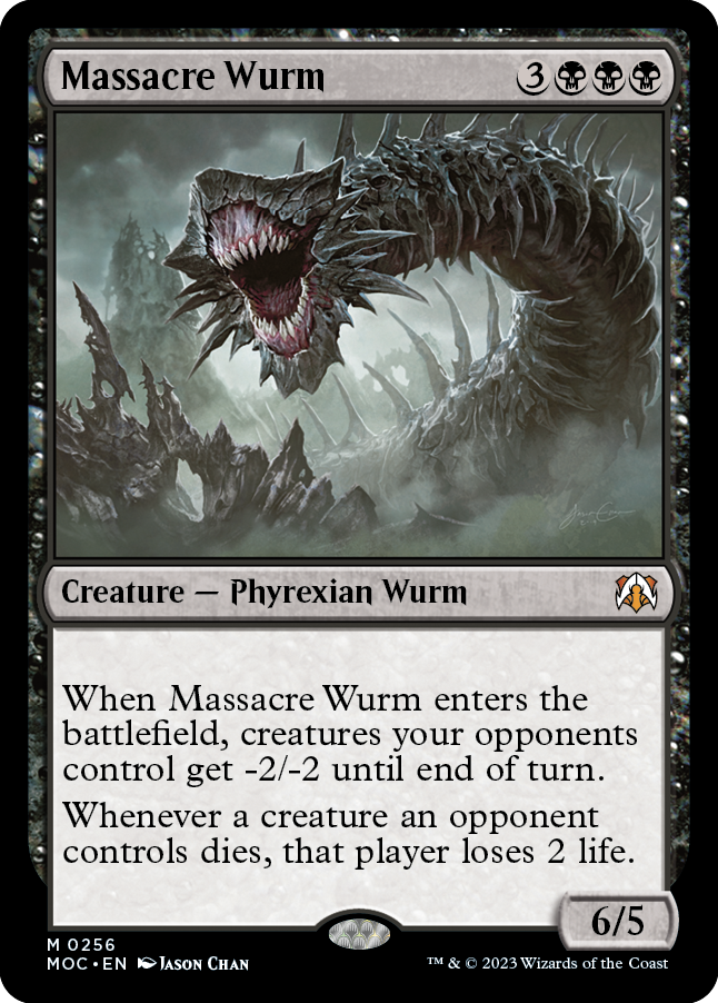 Massacre Wurm [March of the Machine Commander] | Dumpster Cat Games