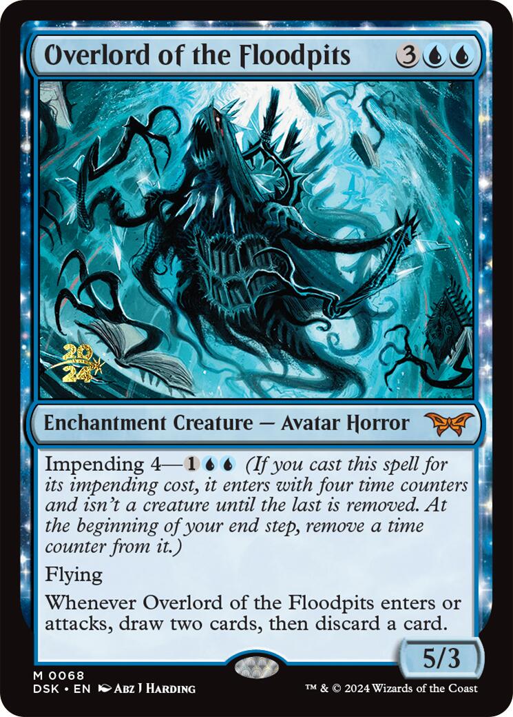 Overlord of the Floodpits [Duskmourn: House of Horror Prerelease Promos] | Dumpster Cat Games