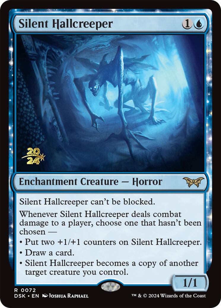 Silent Hallcreeper [Duskmourn: House of Horror Prerelease Promos] | Dumpster Cat Games