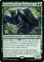 Overlord of the Hauntwoods [Duskmourn: House of Horror Prerelease Promos] | Dumpster Cat Games