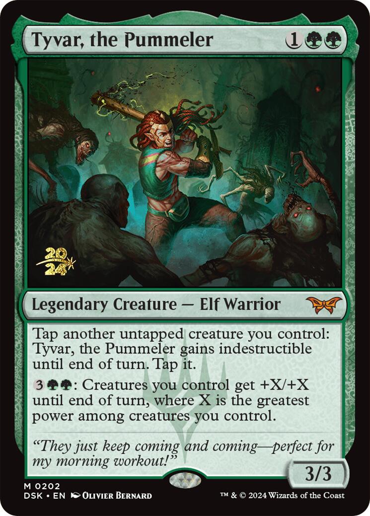 Tyvar, the Pummeler [Duskmourn: House of Horror Prerelease Promos] | Dumpster Cat Games