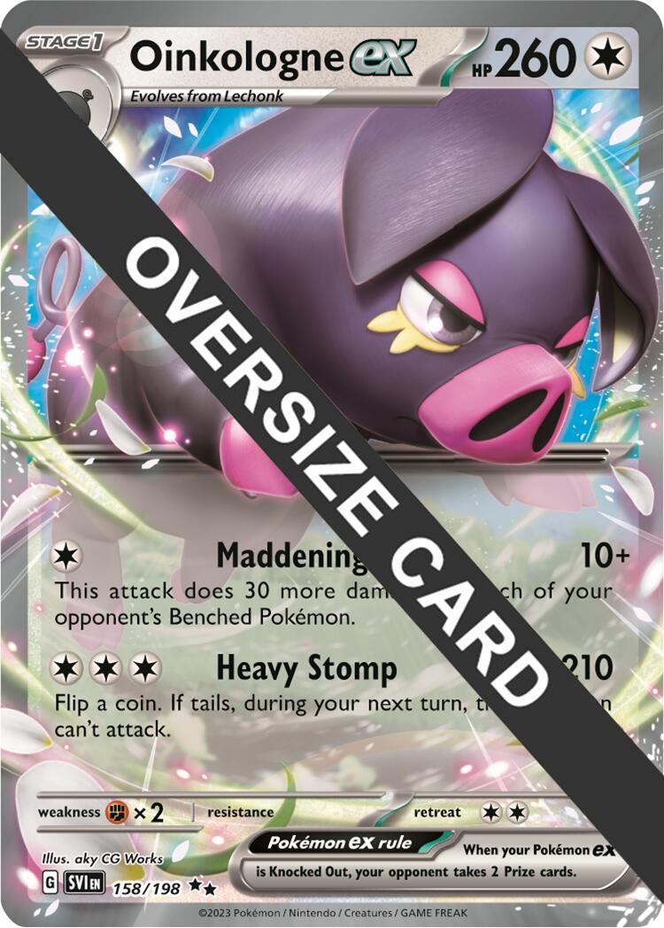 Oinkologne ex (158/198) (Jumbo Card) [Scarlet & Violet: Black Star Promos] | Dumpster Cat Games