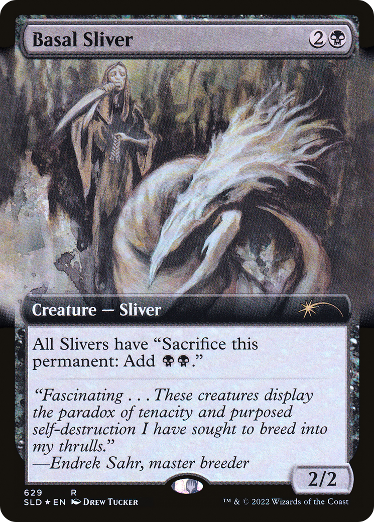 Basal Sliver (Extended Art) [Secret Lair Drop Promos] | Dumpster Cat Games