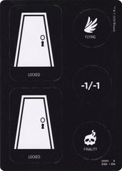 Punch Card Token (1 // 2) [Duskmourn: House of Horror Tokens] | Dumpster Cat Games