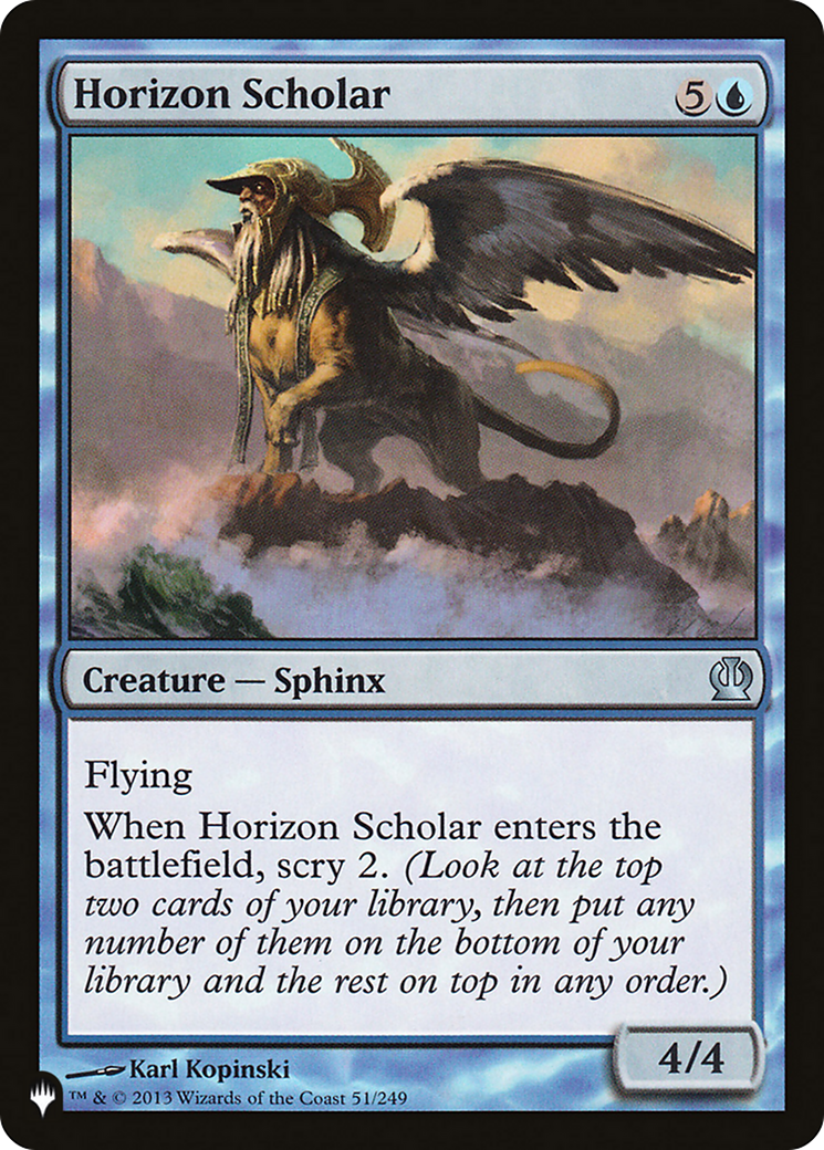 Horizon Scholar [The List Reprints] | Dumpster Cat Games