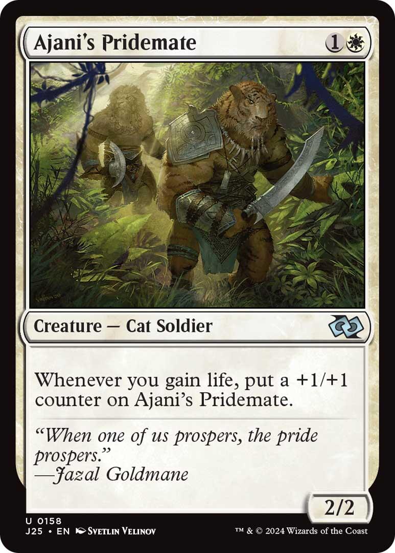 Ajani's Pridemate [Foundations Jumpstart] | Dumpster Cat Games