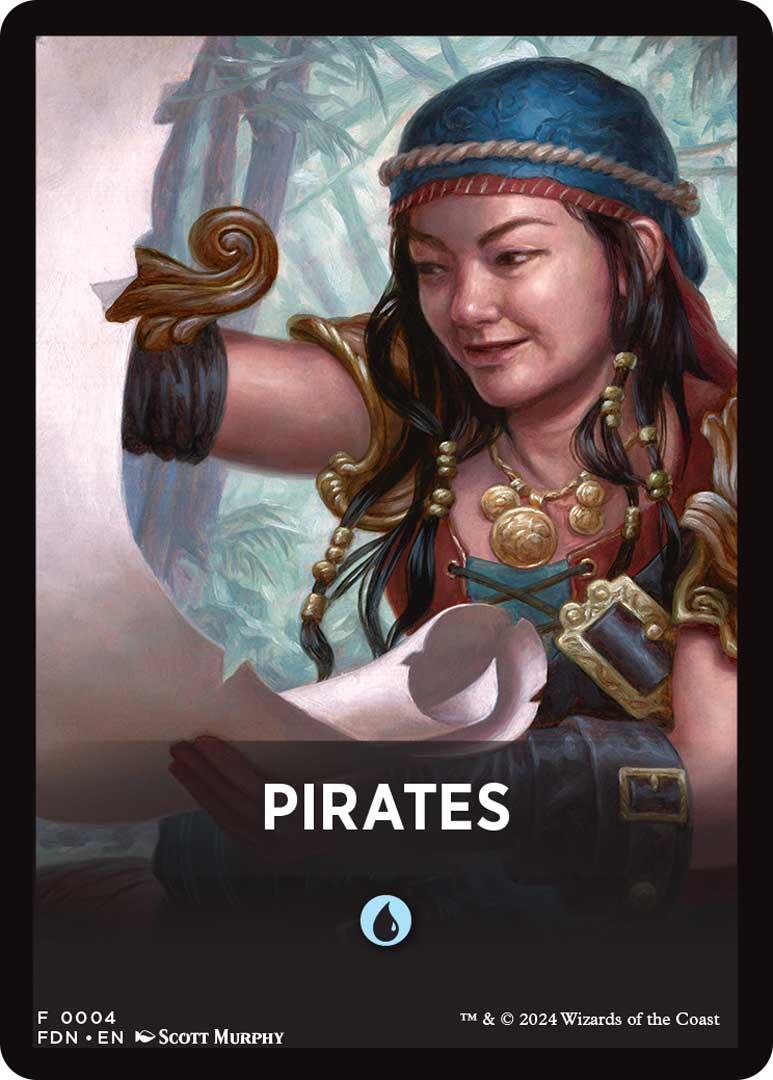 Pirates Theme Card [Foundations Tokens] | Dumpster Cat Games