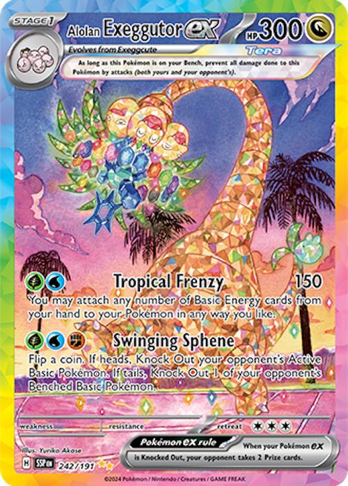 Alolan Exeggutor ex (242/191) [Scarlet & Violet: Surging Sparks] | Dumpster Cat Games