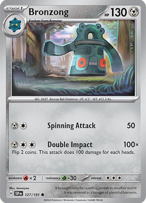 Bronzong (127/191) [Scarlet & Violet: Surging Sparks] | Dumpster Cat Games