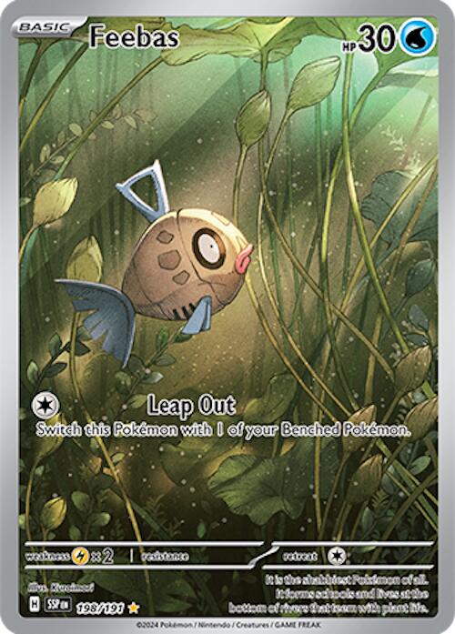 Feebas (198/191) [Scarlet & Violet: Surging Sparks] | Dumpster Cat Games