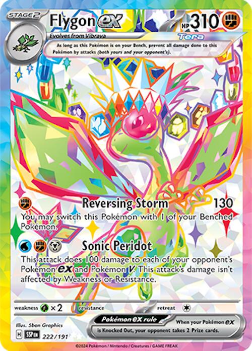 Flygon ex (222/191) [Scarlet & Violet: Surging Sparks] | Dumpster Cat Games