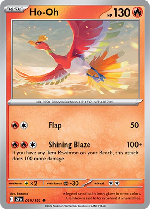 Ho-Oh (019/191) [Scarlet & Violet: Surging Sparks] | Dumpster Cat Games