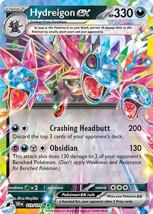 Hydreigon ex (119/191) [Scarlet & Violet: Surging Sparks] | Dumpster Cat Games