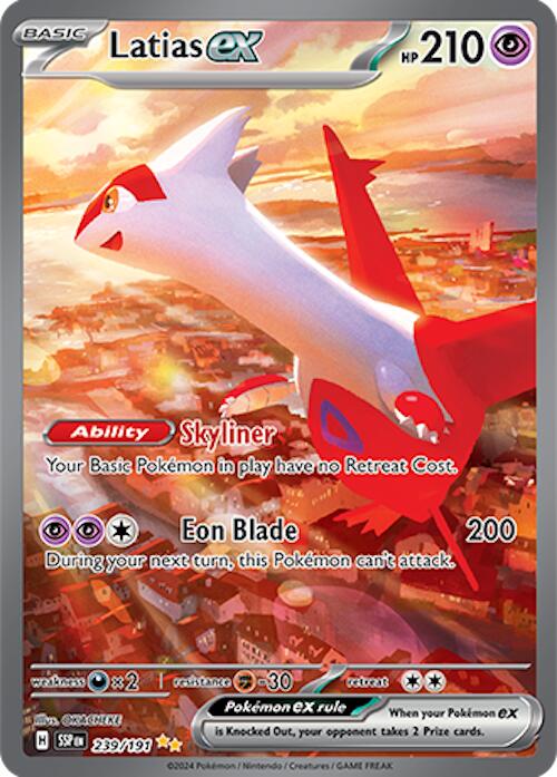 Latias ex (239/191) [Scarlet & Violet: Surging Sparks] | Dumpster Cat Games