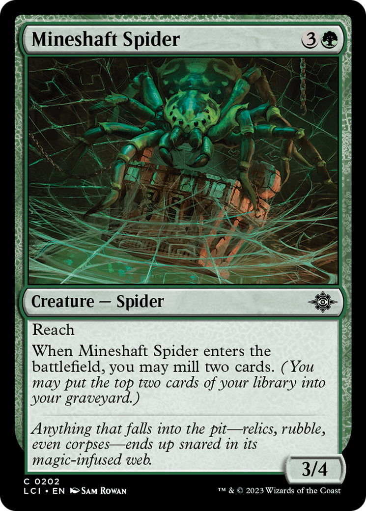 Mineshaft Spider [The Lost Caverns of Ixalan] | Dumpster Cat Games