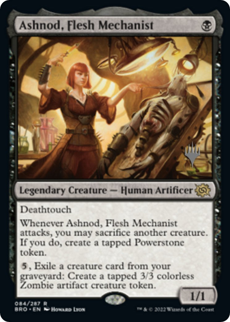 Ashnod, Flesh Mechanist (Promo Pack) [The Brothers' War Promos] | Dumpster Cat Games