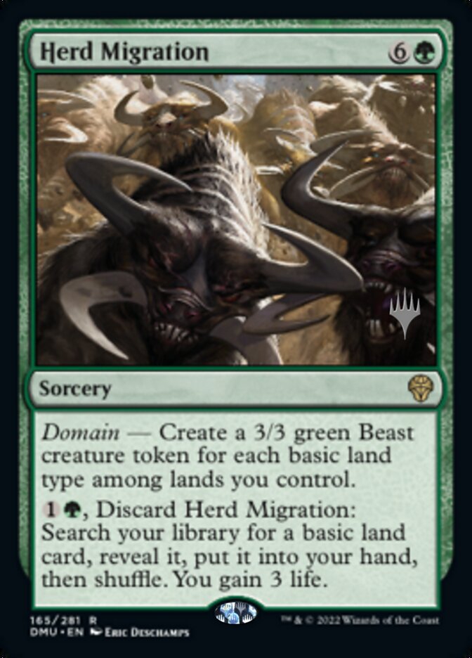 Herd Migration (Promo Pack) [Dominaria United Promos] | Dumpster Cat Games