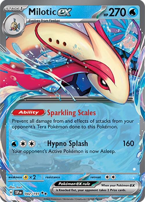 Milotic ex (042/191) [Scarlet & Violet: Surging Sparks] | Dumpster Cat Games