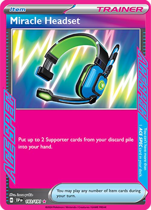 Miracle Headset (183/191) [Scarlet & Violet: Surging Sparks] | Dumpster Cat Games