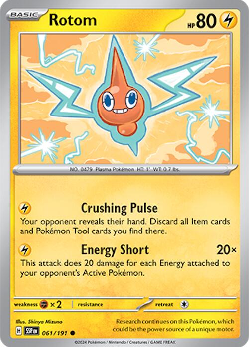 Rotom (061/191) [Scarlet & Violet: Surging Sparks] | Dumpster Cat Games