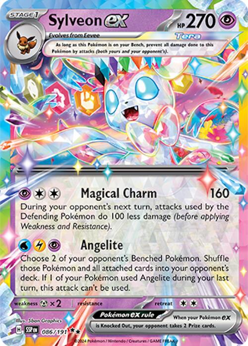 Sylveon ex (086/191) [Scarlet & Violet: Surging Sparks] | Dumpster Cat Games