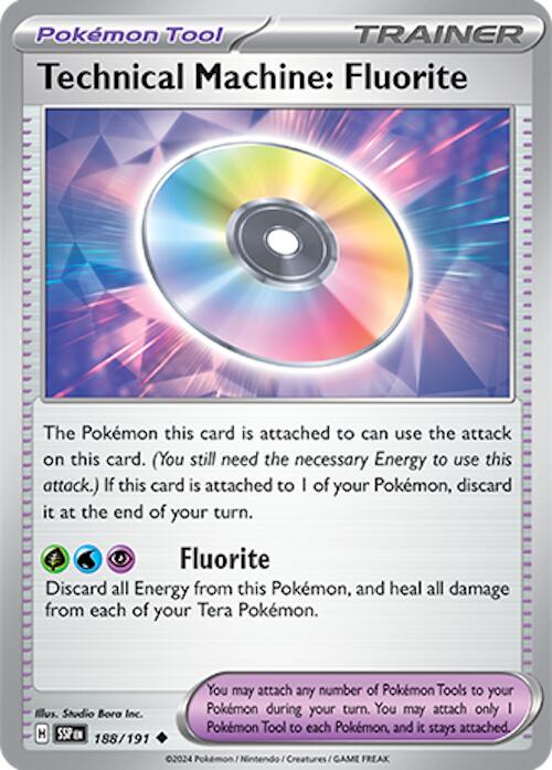 Technical Machine: Fluorite (188/191) [Scarlet & Violet: Surging Sparks] | Dumpster Cat Games