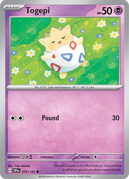 Togepi (070/191) [Scarlet & Violet: Surging Sparks] | Dumpster Cat Games