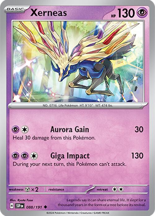 Xerneas (088/191) [Scarlet & Violet: Surging Sparks] | Dumpster Cat Games