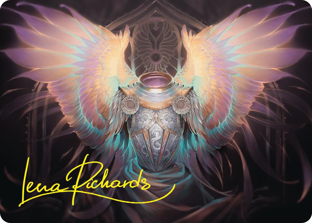 Celestial Armor Art Card (2/54) (Gold-Stamped Signature) [Foundations Art Series] | Dumpster Cat Games