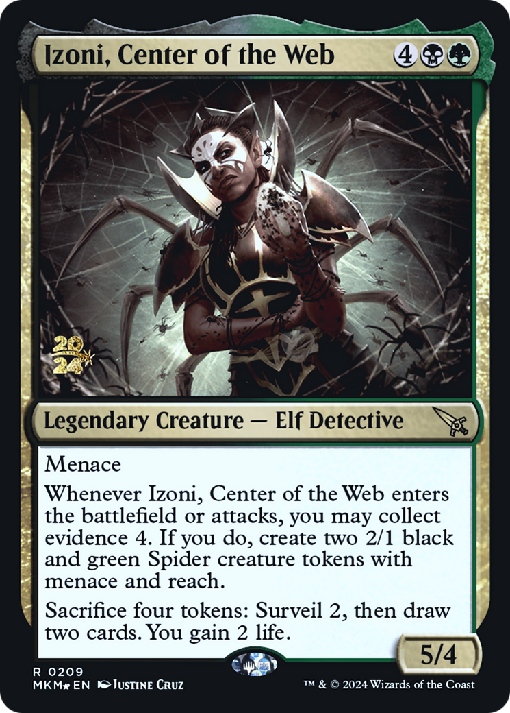 Izoni, Center of the Web [Murders at Karlov Manor Prerelease Promos] | Dumpster Cat Games