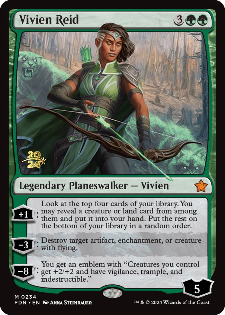 Vivien Reid [Foundations Prerelease Promos] | Dumpster Cat Games