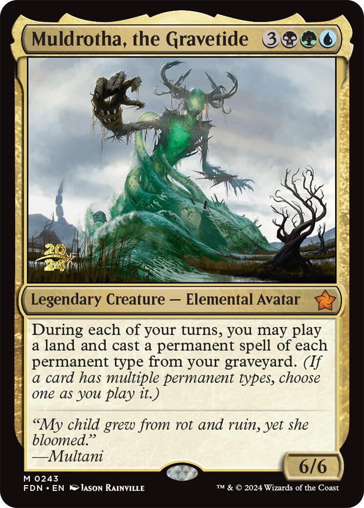 Muldrotha, the Gravetide [Foundations Prerelease Promos] | Dumpster Cat Games