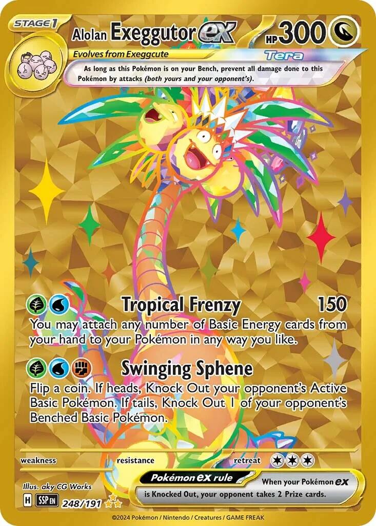 Alolan Exeggutor ex (248/191) [Scarlet & Violet: Surging Sparks] | Dumpster Cat Games