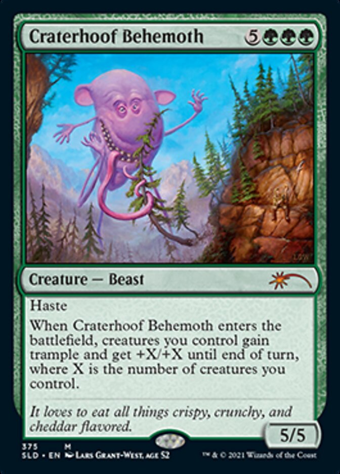 Craterhoof Behemoth (375) [Secret Lair Drop Series] | Dumpster Cat Games