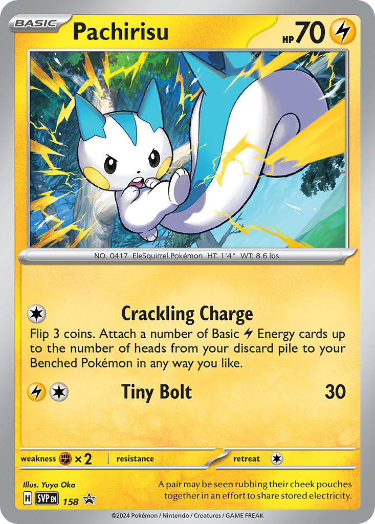 Pachirisu (158) [Scarlet & Violet: Black Star Promos] | Dumpster Cat Games