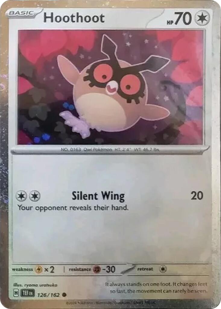 Hoothoot (126/162) (Cosmos Holo) [Scarlet & Violet: Black Star Promos] | Dumpster Cat Games