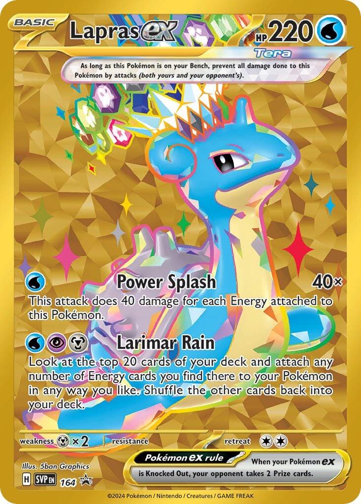 Lapras ex (164) [Scarlet & Violet: Black Star Promos] | Dumpster Cat Games